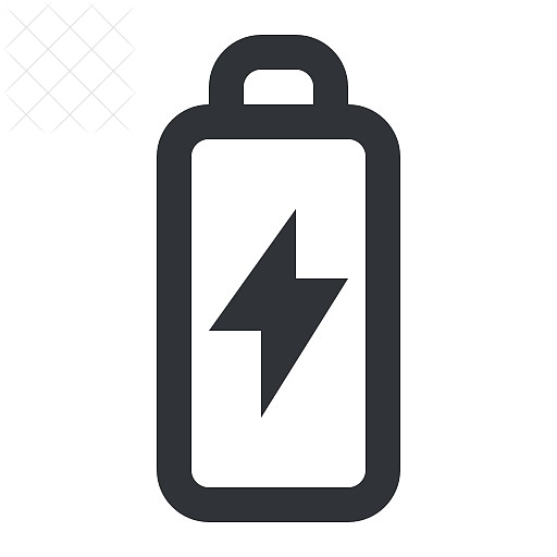 Battery, chargin, electricity icon.