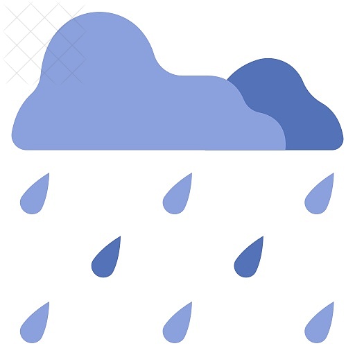 Drop, nature, rain, storm, water icon.