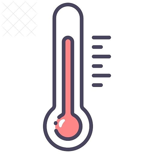 Celsius, degree, hot, measurement, scale icon.