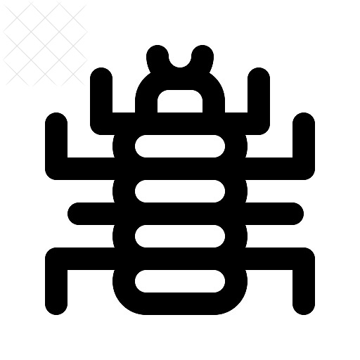 Caterpillar, insects icon.