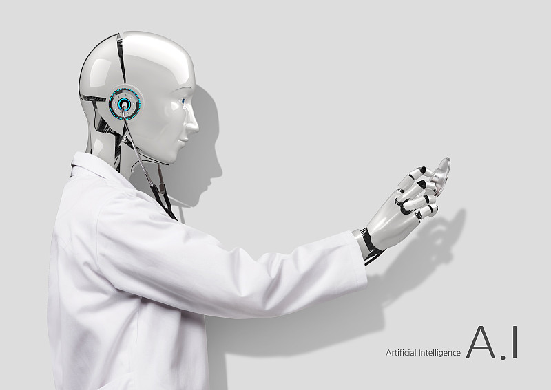 Ai, 3d，人工智能，第四次工業革命，機器人圖片素材