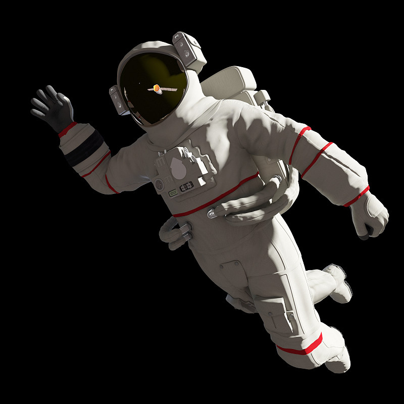 太空宇航员的插图图片下载
