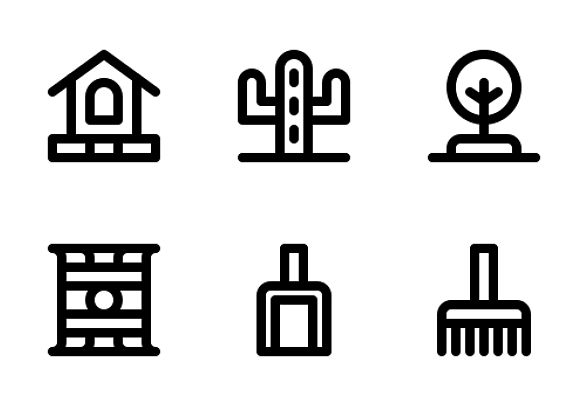* * * *的花園
包含24個圖標的圖標包。

包括設計:
——花園
——設備
——禽舍
——仙人掌
——肥料
——柵欄
——斗
——花
——噴泉
桶圖標icon圖片