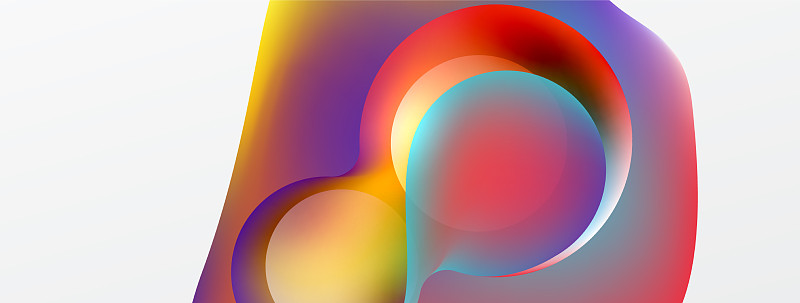 流體抽象背景液體顏色梯度插畫圖片