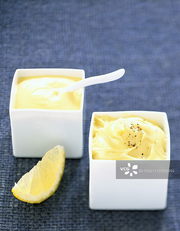 柠檬口味蛋黄酱图片素材