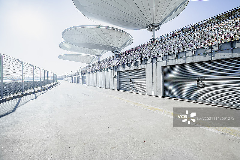 上海国际赛车场路面图片素材
