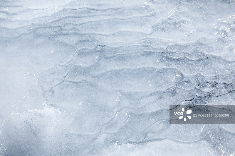 自然冰面纹理白色背景图片素材