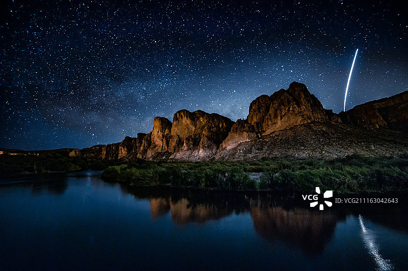 亚利桑那州满天繁星图片素材