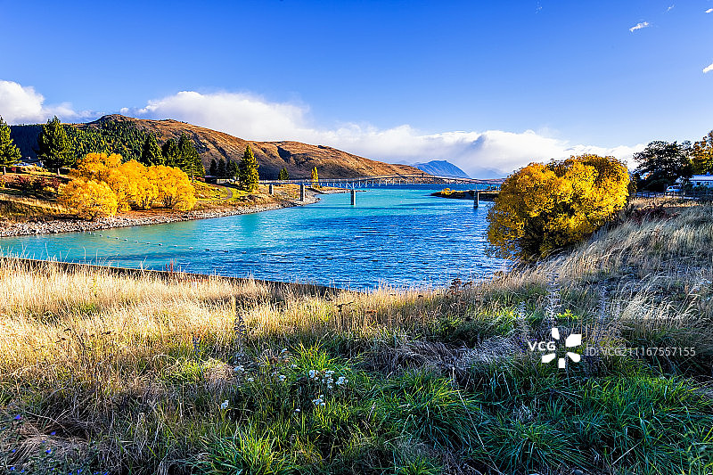 新西兰蒂卡波湖风光图片素材