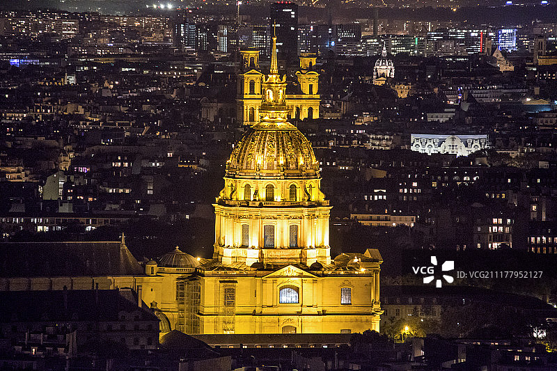 巴黎夜景图片素材