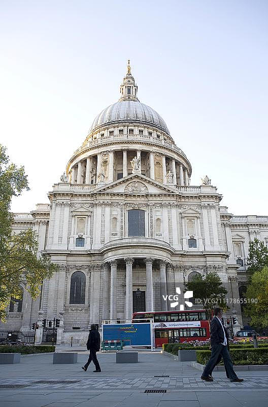 圣保罗大教堂，伦敦，英国，英国，欧洲，公共场地，欧洲图片素材