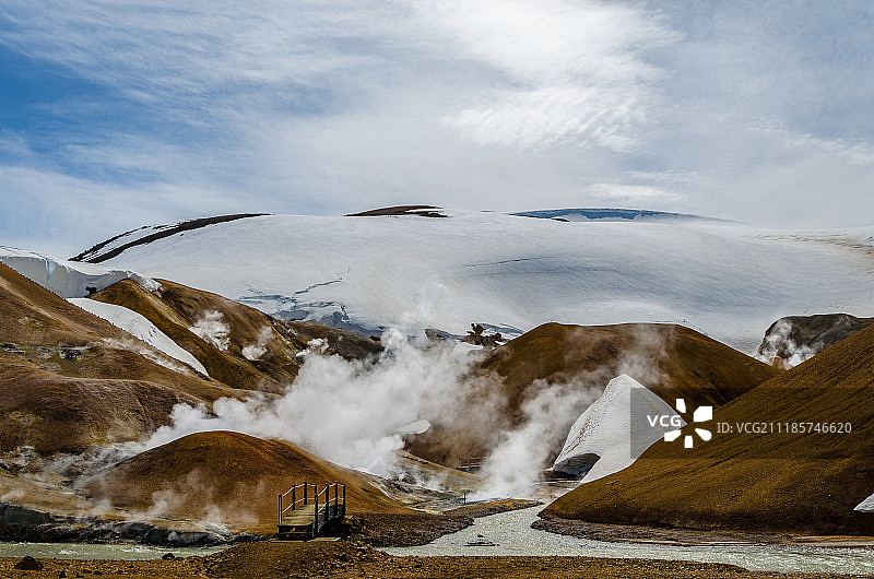 冰岛克林加山图片素材