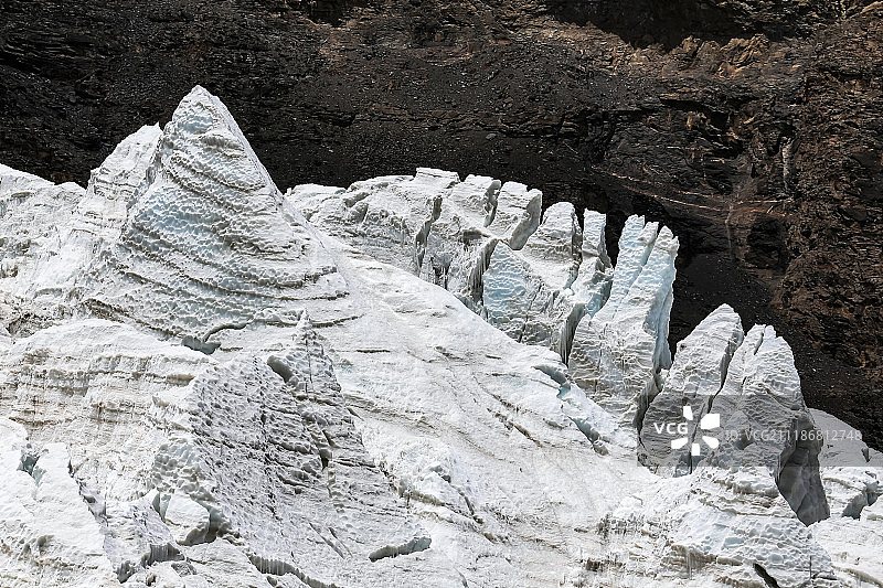 西藏冰川图片素材