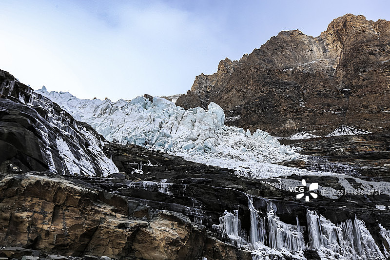 西藏冰川图片素材