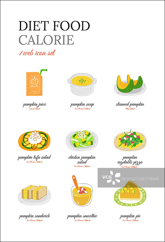 减肥食品图标图片素材