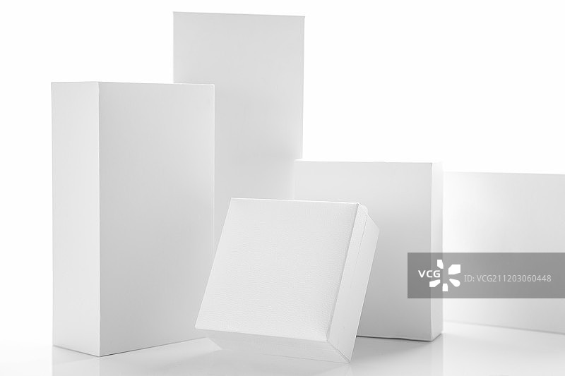白色背景白色盒子图片素材