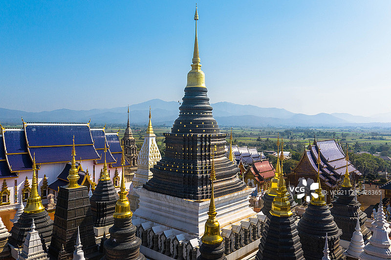 泰国清迈蓝庙图片素材