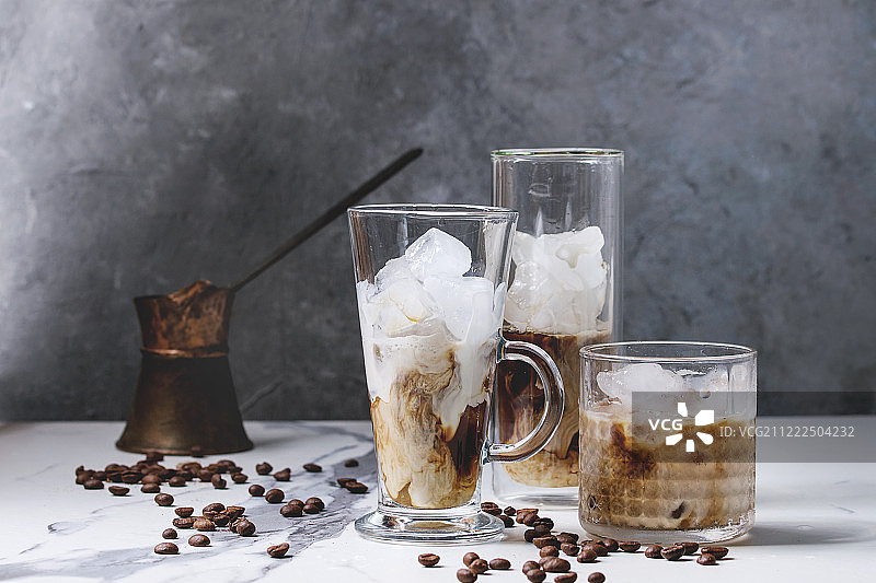 冰咖啡的鸡尾酒图片素材