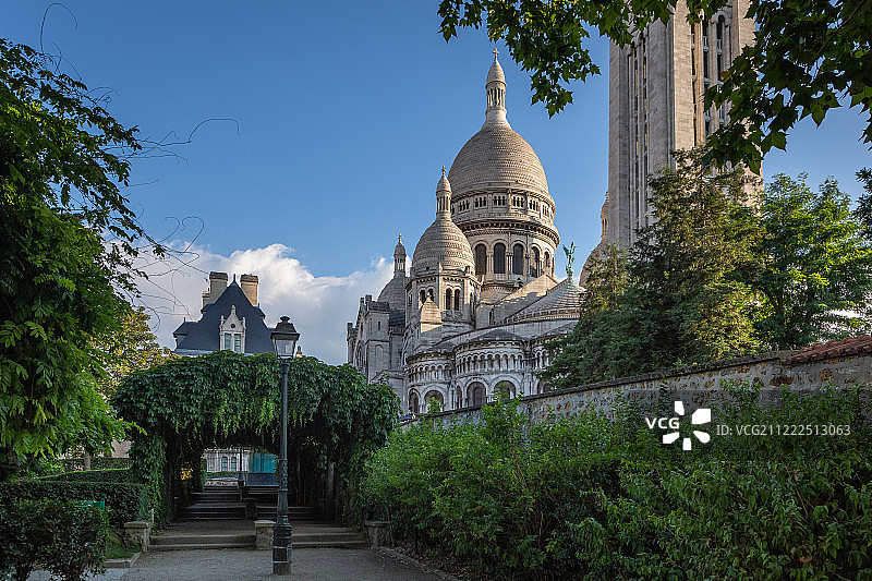 圣心大教堂，巴黎，法国图片素材