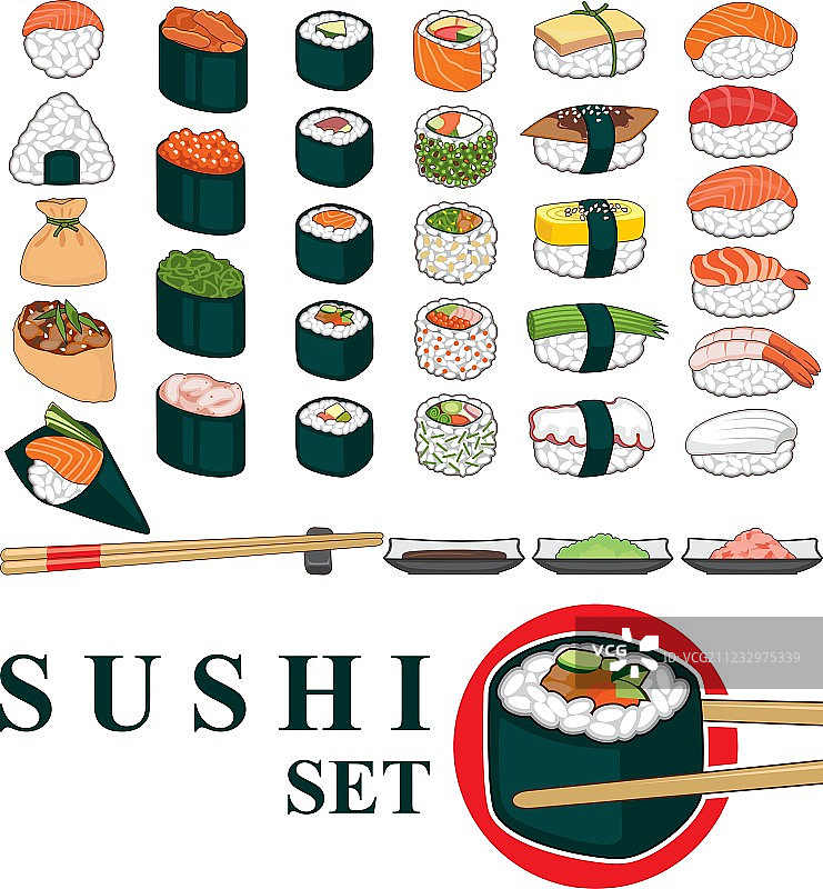 大寿司集图片素材