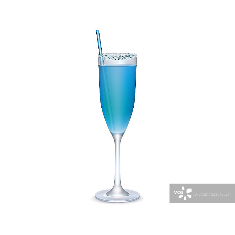 蓝色的现实的鸡尾酒图片素材