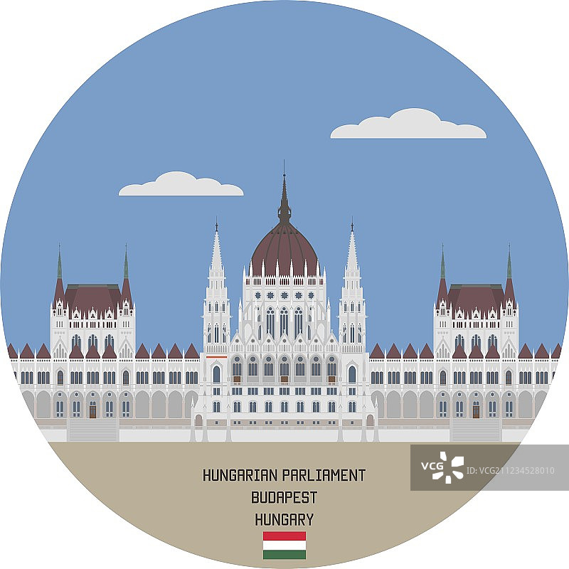 匈牙利国会内装的图片素材