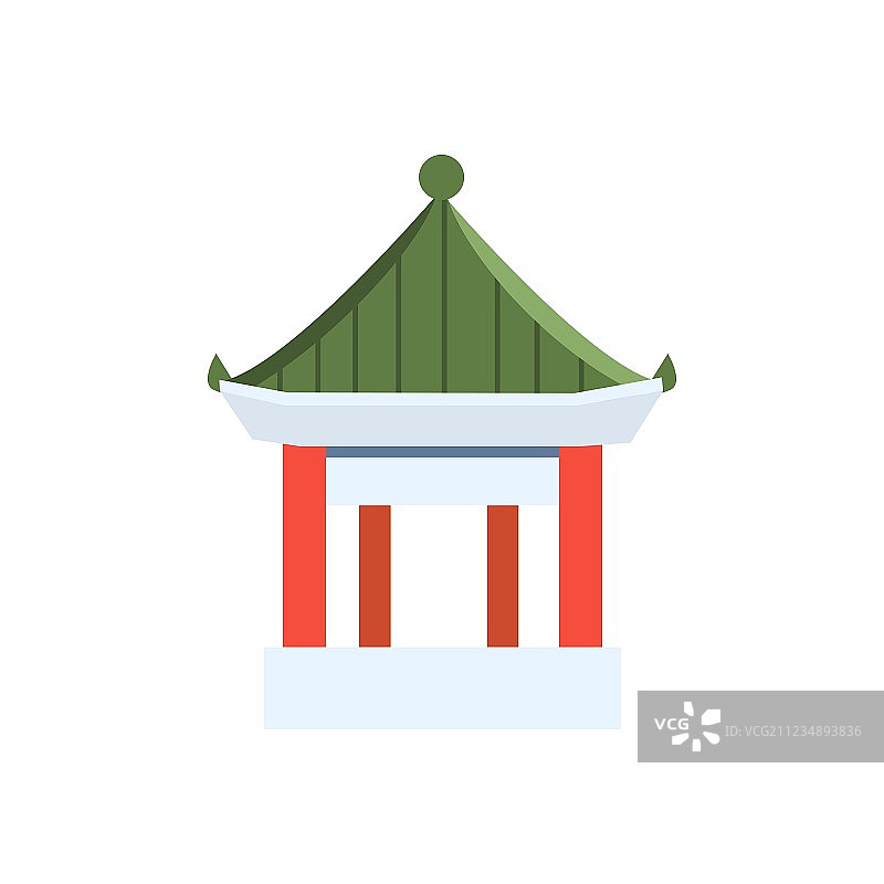 中国宝塔简化图标图片素材