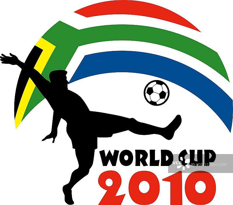 2010年南非世界杯足球赛图片素材