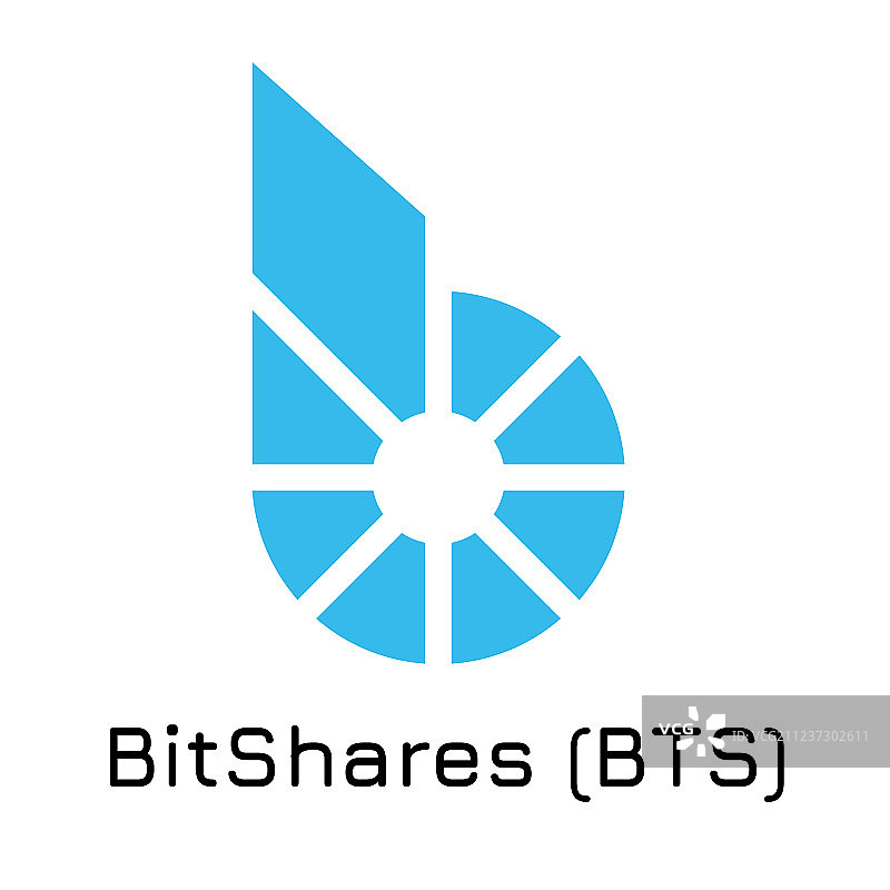 Bitshares BTS加密货币图片素材