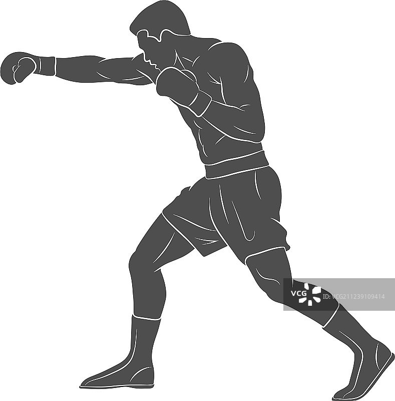 拳击手综合格斗斗士图片素材