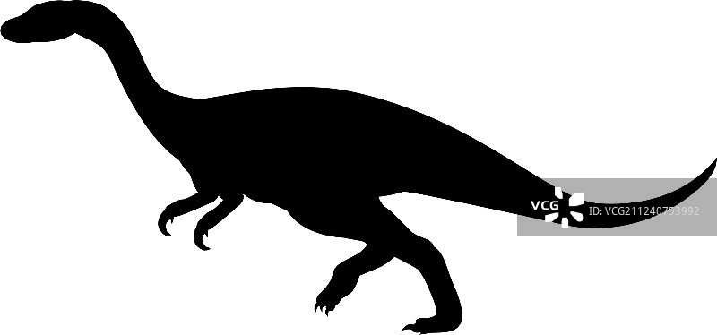 栉水母剪影恐龙侏罗纪图片素材