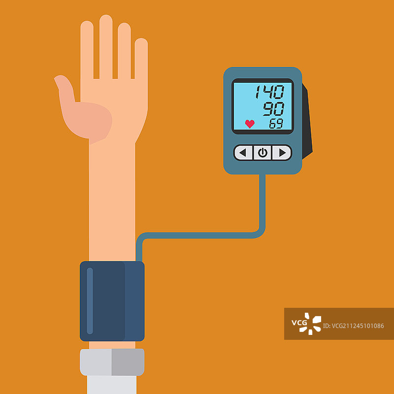 测量血压的数字装置图片素材