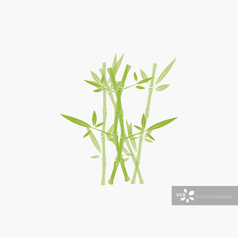 竹子的标志图片素材