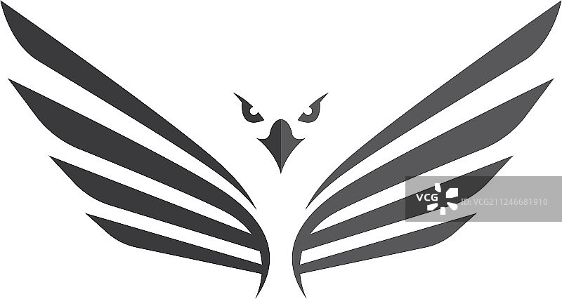翼标志模板图片素材