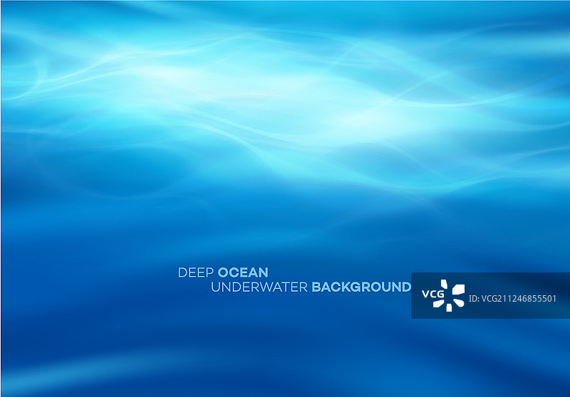 蓝色的深水和海洋抽象的自然图片素材