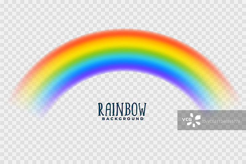 透明的彩虹色彩设计背景图片素材