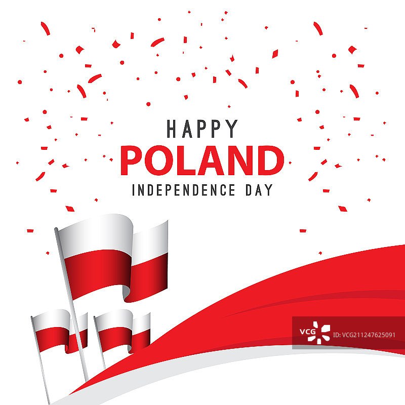 波兰独立日海报模板图片素材
