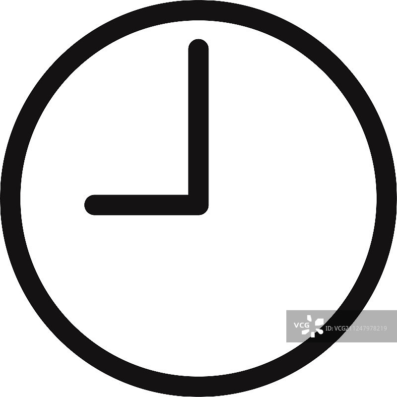 时钟图标手表时间符号图片素材