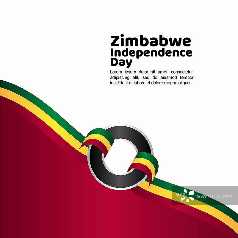津巴布韦独立日模板设计图片素材
