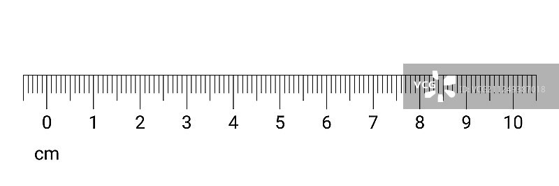 尺厘米测量数字刻度图片素材
