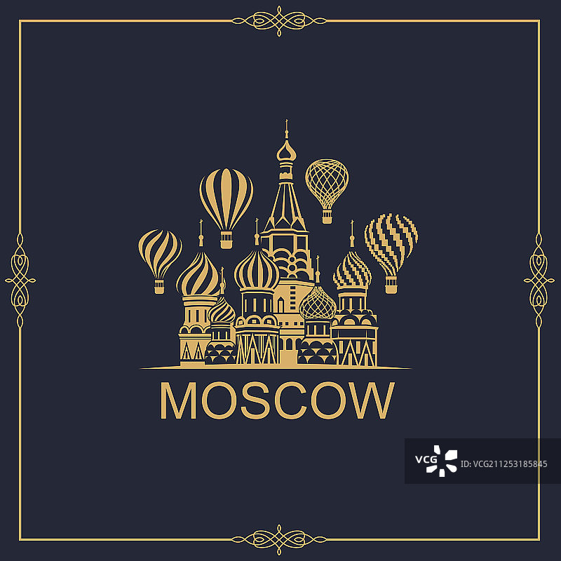 莫斯科圣巴兹尔大教堂图片素材