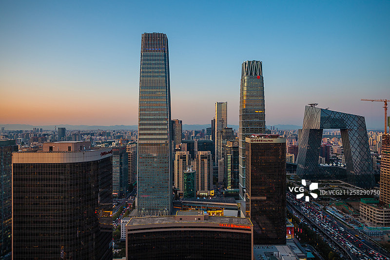 北京国贸地区建筑景观图片素材