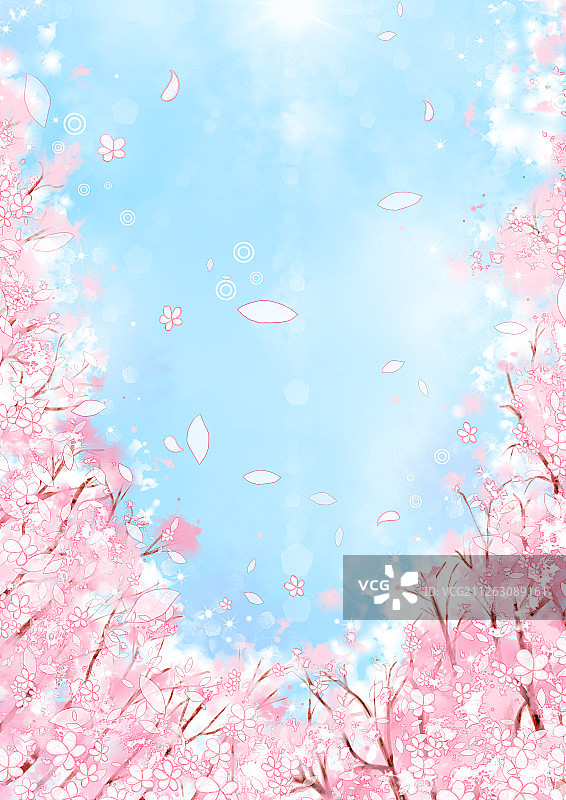 樱花季节图片素材