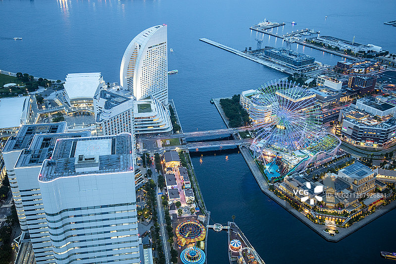 日本横滨港未来图片素材