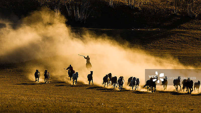 内蒙古赤峰坝上草原秋季风光图片素材