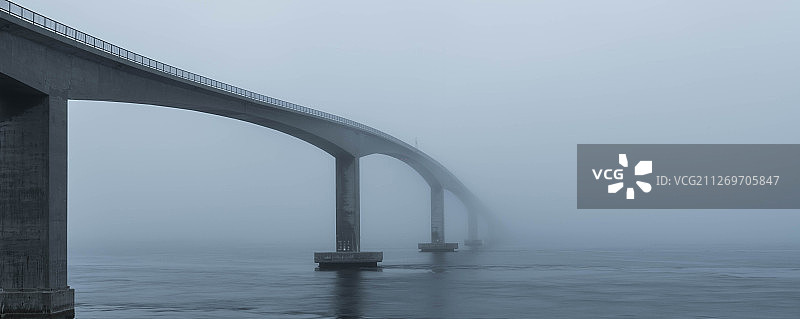 挪威罗浮敦市的吉姆索斯特劳门大桥图片素材