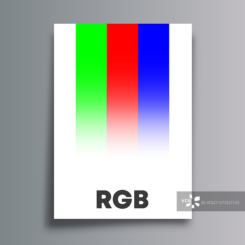 RGB彩色模型海报为传单宣传册封面图片素材