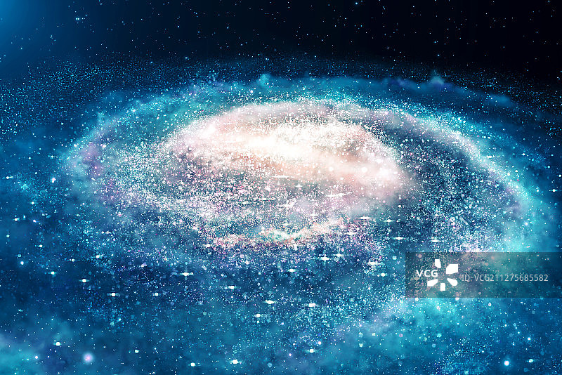 宇宙太空中的银河系图片素材