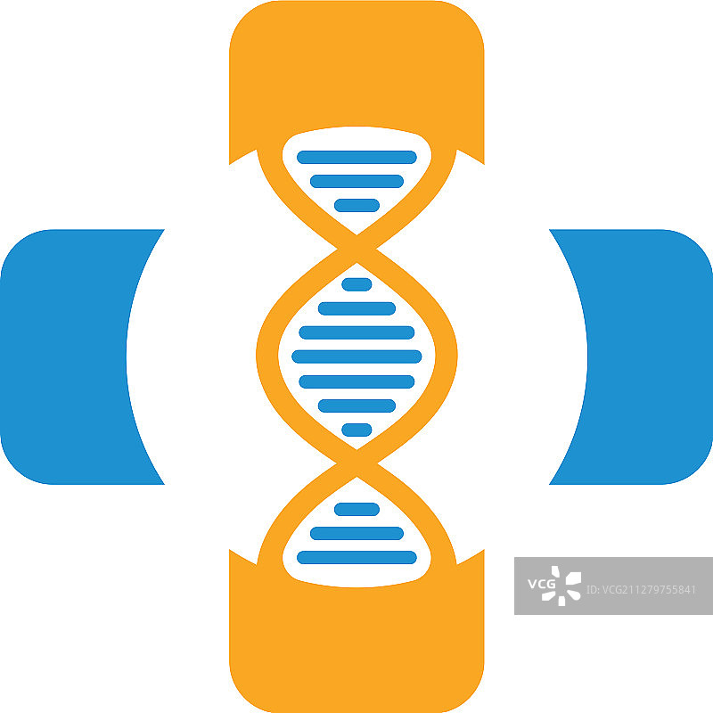 DNA基因标志图标图片素材