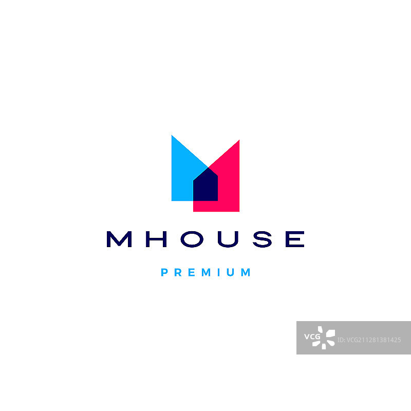 M house标志图标图片素材